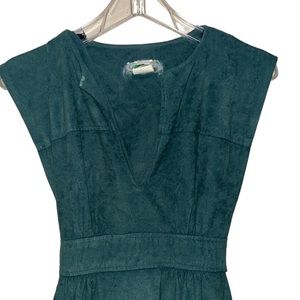 Vintage 60s/70s PATTY O’NEIL Green Tie Back Dress Jr sz 5